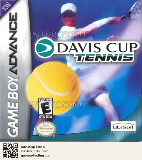 Davis Cup Tennis Game Boy Advance, NTSC box front
