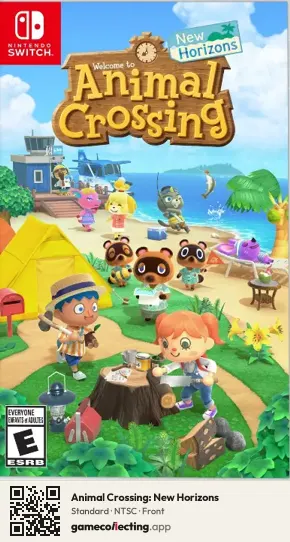 Animal Crossing: New Horizons Nintendo Switch, NTSC box front