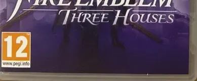 Fire Emblem: Three Houses, the PEGI square on its front