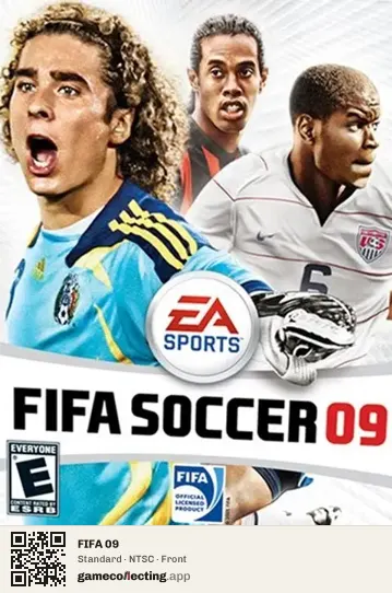 FIFA 09 PlayStation 3, NTSC box front