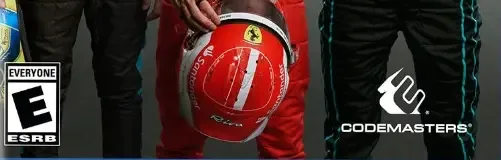 F1 22, the ESRB box on its front