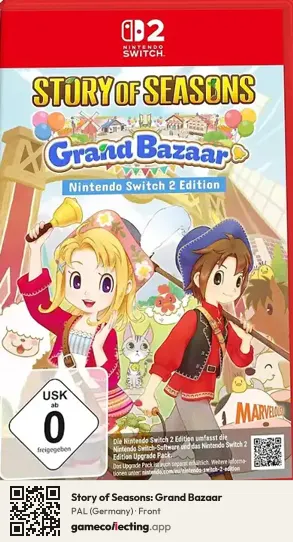Story of Seasons: Grand Bazaar Nintendo Switch 2, Germany box front