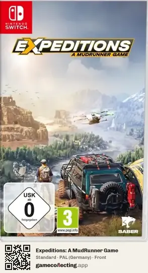 Expeditions: A MudRunner Game Nintendo Switch, Germany box front