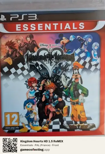 Kingdom Hearts HD 1.5 ReMIX PlayStation 3, France box front