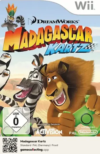 Madagascar Kartz Nintendo Wii, Germany box front