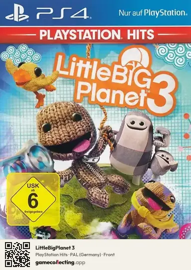 LittleBigPlanet 3 PlayStation 4, Germany box front