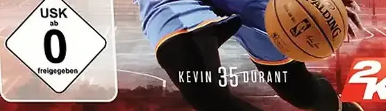 NBA 2K15, the USK square on its front