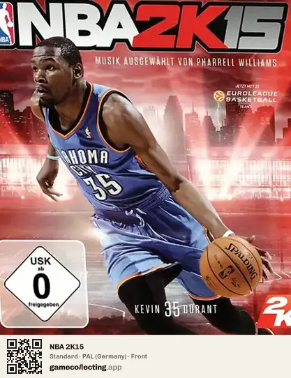 NBA 2K15 PlayStation 3, Germany box front