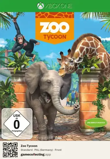 Zoo Tycoon Xbox One, Germany box front