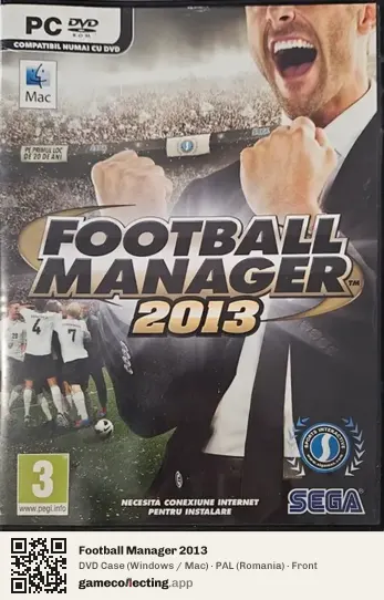 Football Manager 2013 Computer, Romania box front