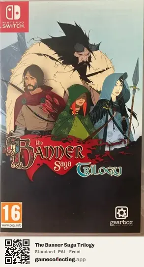 The Banner Saga Trilogy Nintendo Switch, PAL box front