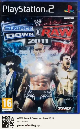 WWE SmackDown vs. Raw 2011 PlayStation 2, PAL box front