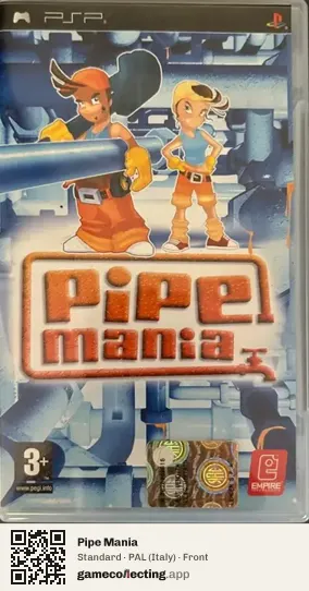 Pipe Mania PlayStation Portable, Italy box front