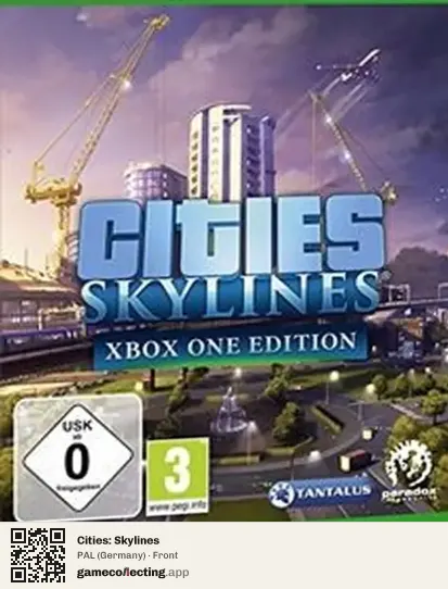 Cities: Skylines Xbox One, Germany box front