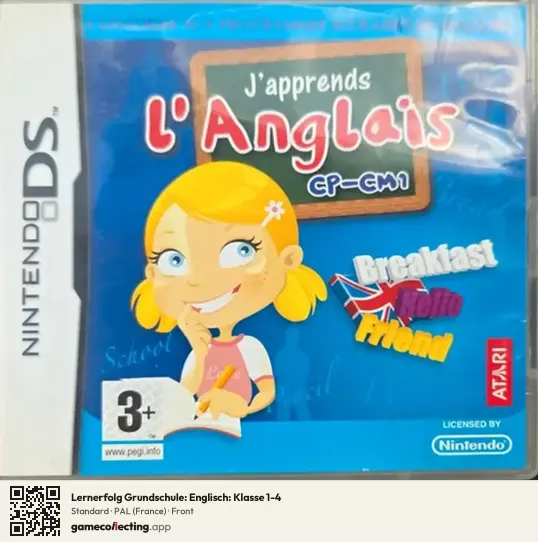 Lernerfolg Grundschule: Englisch: Klasse 1-4 Nintendo DS, France box front