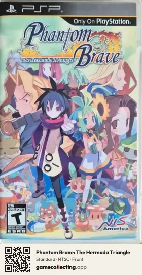 Phantom Brave: The Hermuda Triangle PlayStation Portable, NTSC box front