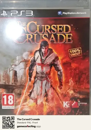 The Cursed Crusade PlayStation 3, PAL box front