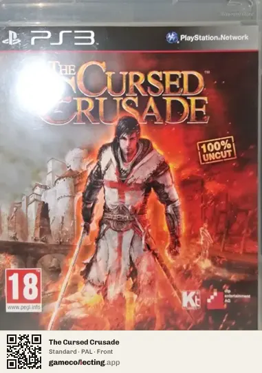 The Cursed Crusade PlayStation 3, PAL box front