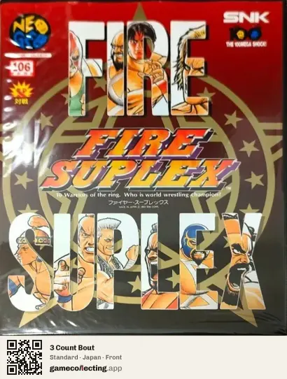 3 Count Bout Neo Geo AES, Japan box front