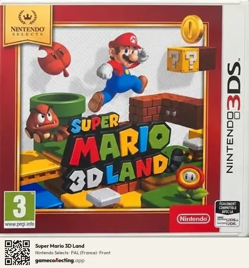 Super Mario 3D Land Nintendo 3DS, France box front
