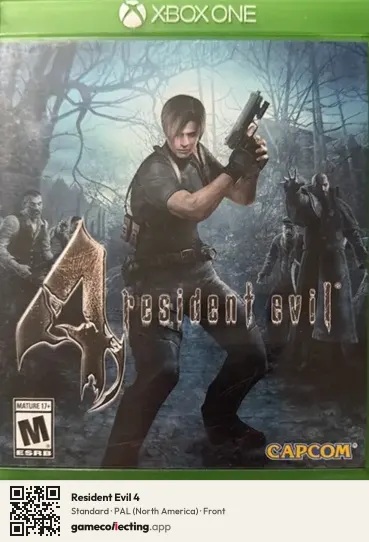 Resident Evil 4 Xbox One, North America box front