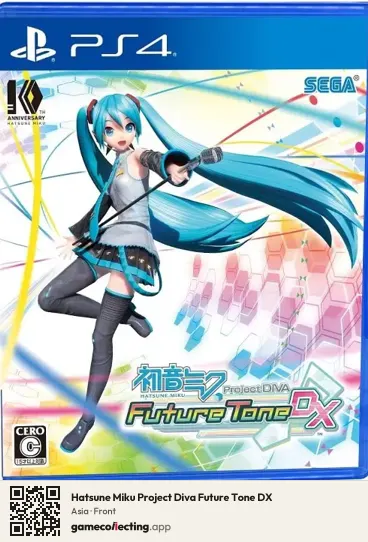 Hatsune Miku Project Diva Future Tone DX PlayStation 4, Asia box front