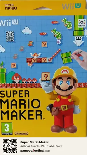 Super Mario Maker Nintendo Wii U, Italy box front