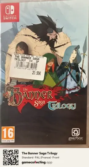 The Banner Saga Trilogy Nintendo Switch, France box front