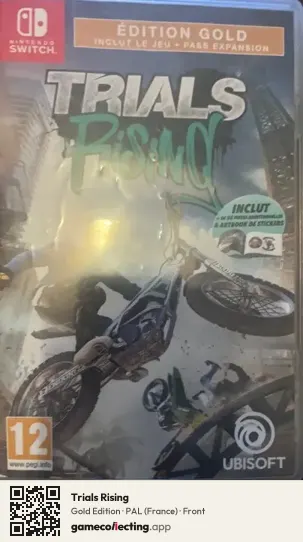 Trials Rising Nintendo Switch, France box front