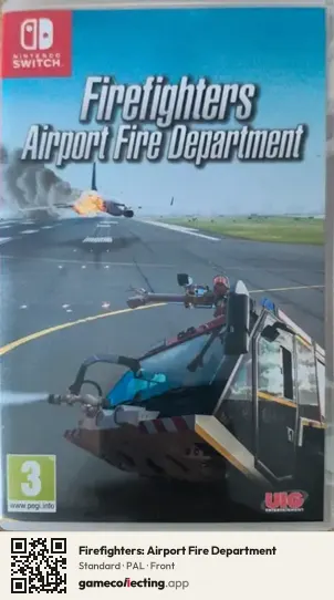 Firefighters: Airport Fire Department Nintendo Switch, PAL box front