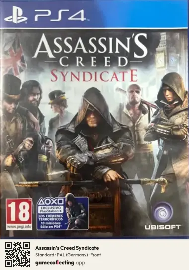 Assassin's Creed Syndicate PlayStation 4, Germany box front