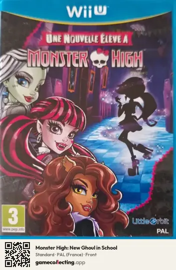 Monster High: New Ghoul in School Nintendo Wii U, France box front