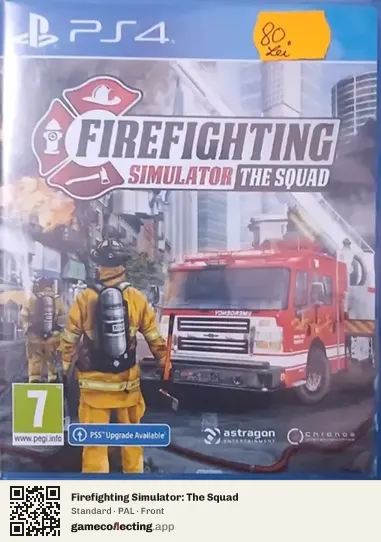 Firefighting Simulator: The Squad PlayStation 4, PAL box front