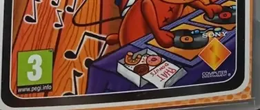 PaRappa the Rapper, the PEGI square on its front