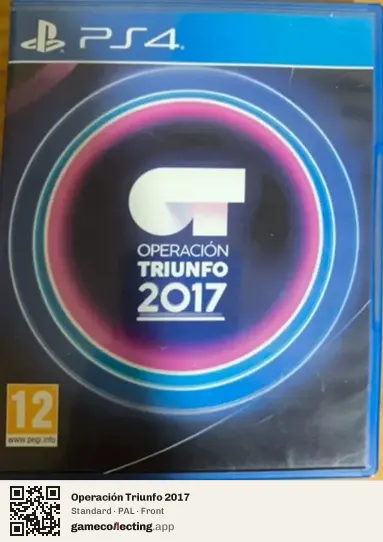 Operación Triunfo 2017 PlayStation 4, PAL box front