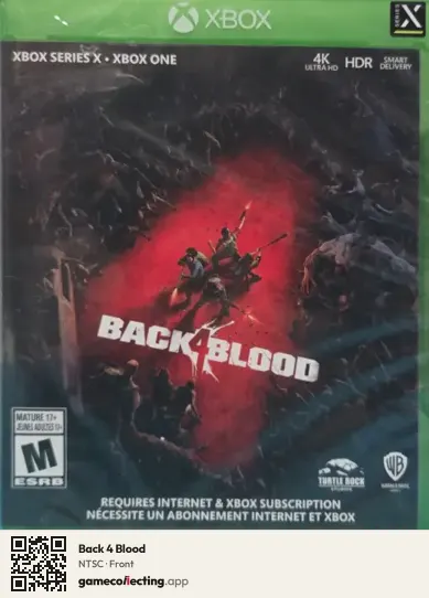 Back 4 Blood Xbox One, NTSC box front