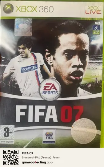 FIFA 07 Xbox 360, France box front