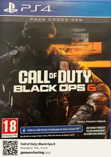 Call of Duty: Black Ops 6 PlayStation 4, PAL box front