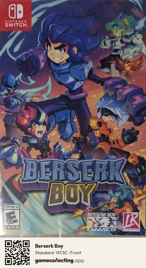 Berserk Boy Nintendo Switch, NTSC box front
