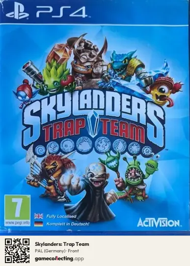 Skylanders: Trap Team PlayStation 4, Germany box front