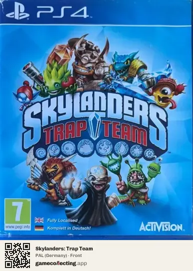 Skylanders: Trap Team PlayStation 4, Germany box front