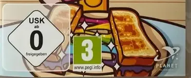Cooking Mama: Cookstar, the USK square on its front