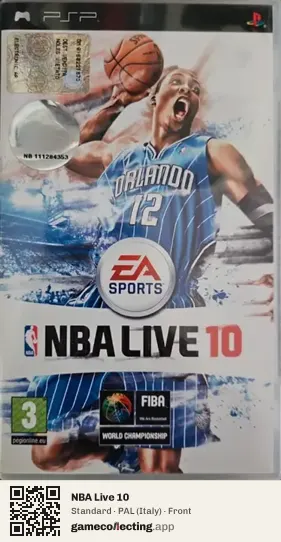 NBA Live 10 PlayStation Portable, Italy box front