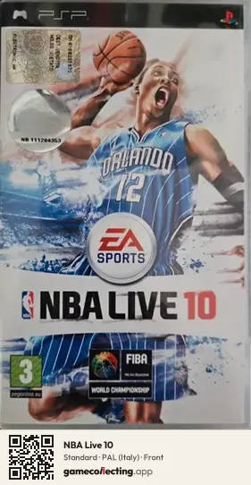NBA Live 10 PlayStation Portable, Italy box front