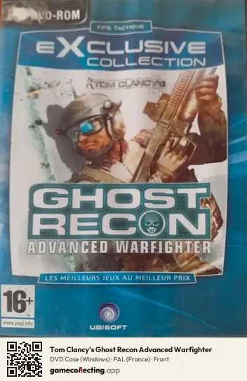 Tom Clancy's Ghost Recon Advanced Warfighter Computer, France box front