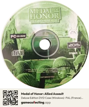 Medal of Honor: Allied Assault Computer, PAL disc