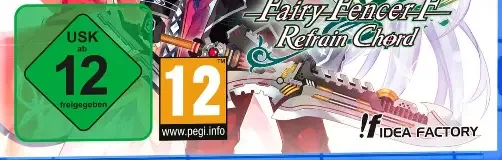 Fairy Fencer F: Refrain Chord, the USK square on its front
