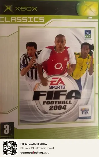FIFA Football 2004 Xbox, France box front