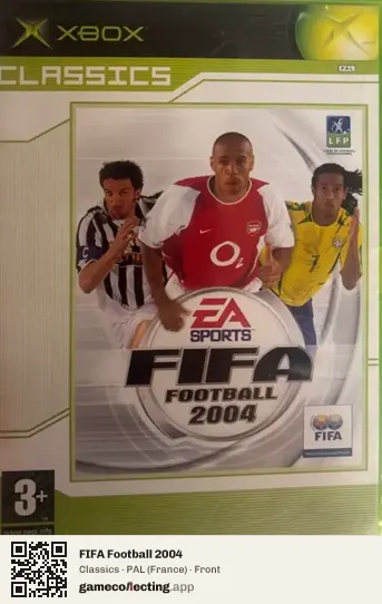 FIFA Football 2004 Xbox, France box front