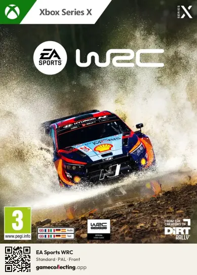EA Sports WRC Xbox Series X, PAL box front